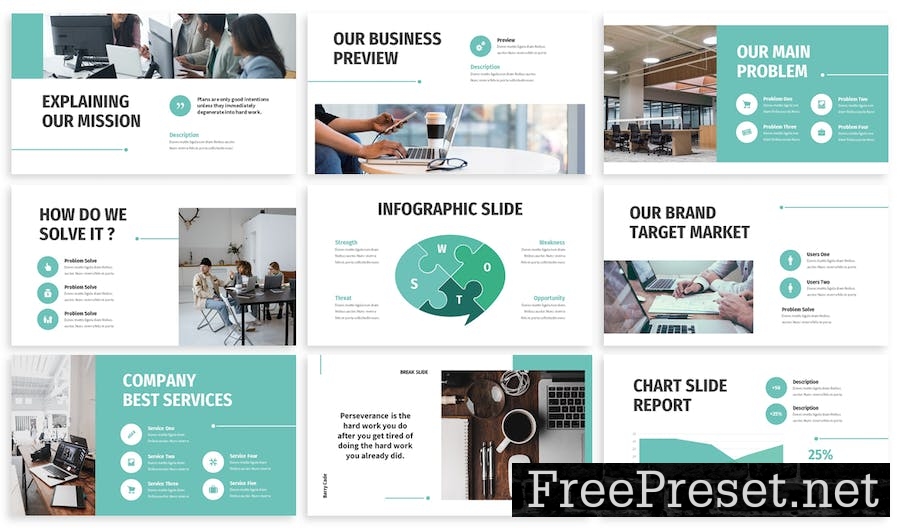 Pavy - Business Powerpoint Template H8UABHM