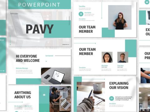 Pavy - Business Powerpoint Template H8UABHM