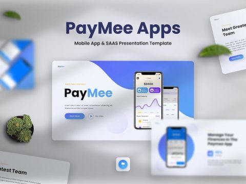Paymee - Mobile App & SAAS Keynote Template EKHX5GW