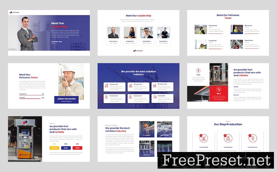 Petranos - Petroleum Oil & Gas Keynote Template 3422A7L