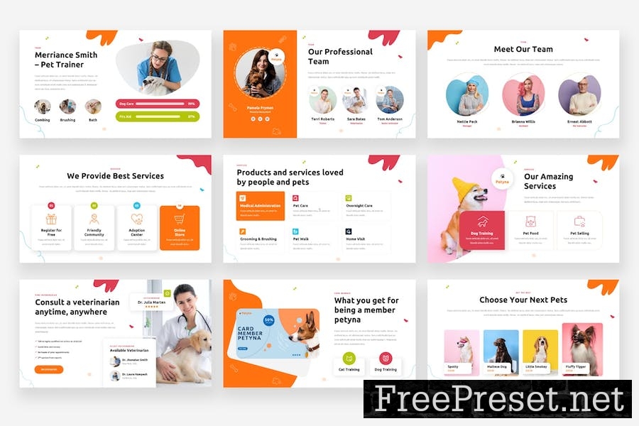 PETYNA - Pet Care & Breeding Keynote Template MPJJLVC