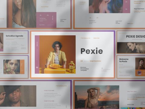 Pexie Business Presentation Google Slide Template MQSFH68