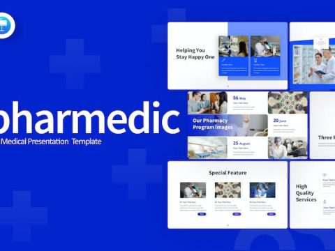 Pharmedic Blue Creative Medical Keynote