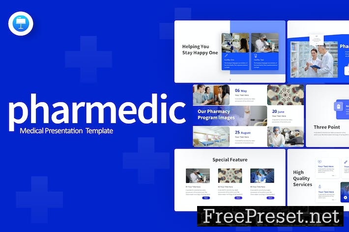 Pharmedic Blue Creative Medical Keynote