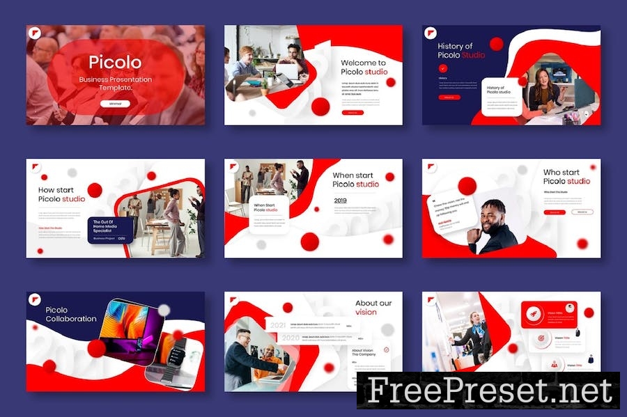 Picolo – Business Keynote Template 74HQ9UM