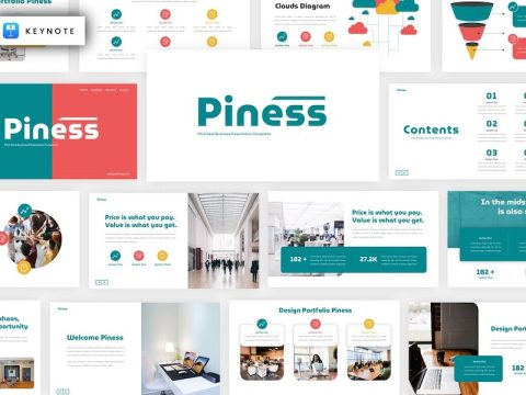 Piness - Business Pitch Deck Keynote Template RZXF4S5