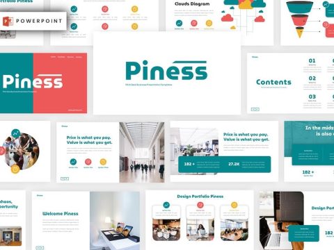 Piness - Business Pitch Deck Powerpoint Template KN8QZ34