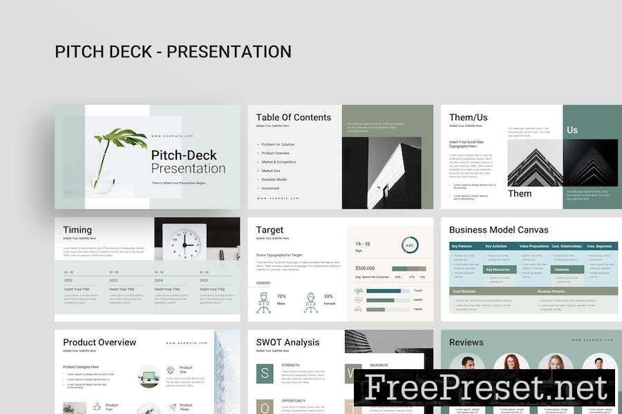 Pitch Deck Google Slides Presentation Template G7VPAM5