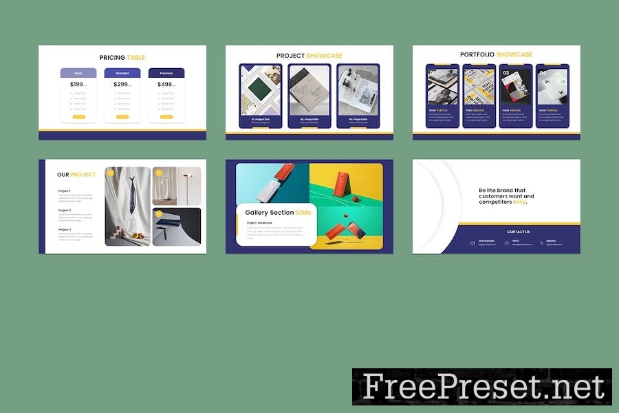 PITCH DECK Google Slides Template 65GXGT3