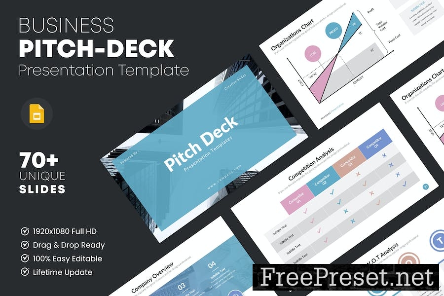 Pitch Deck Google Slides Template E99PX2F