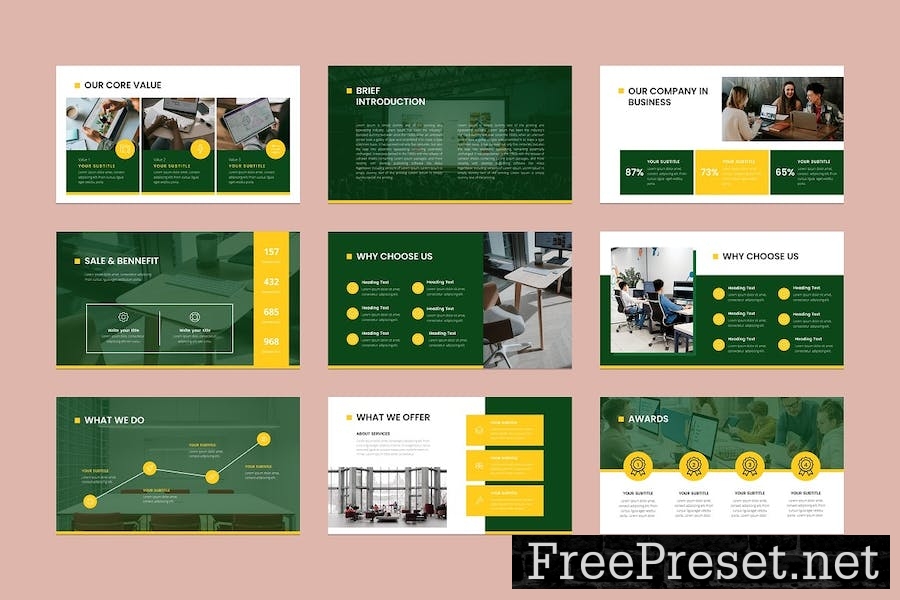 PITCH DECK Google Slides Template EA94K2U