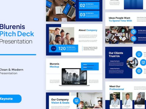 Pitch Deck Keynote Template 2BTZM2U