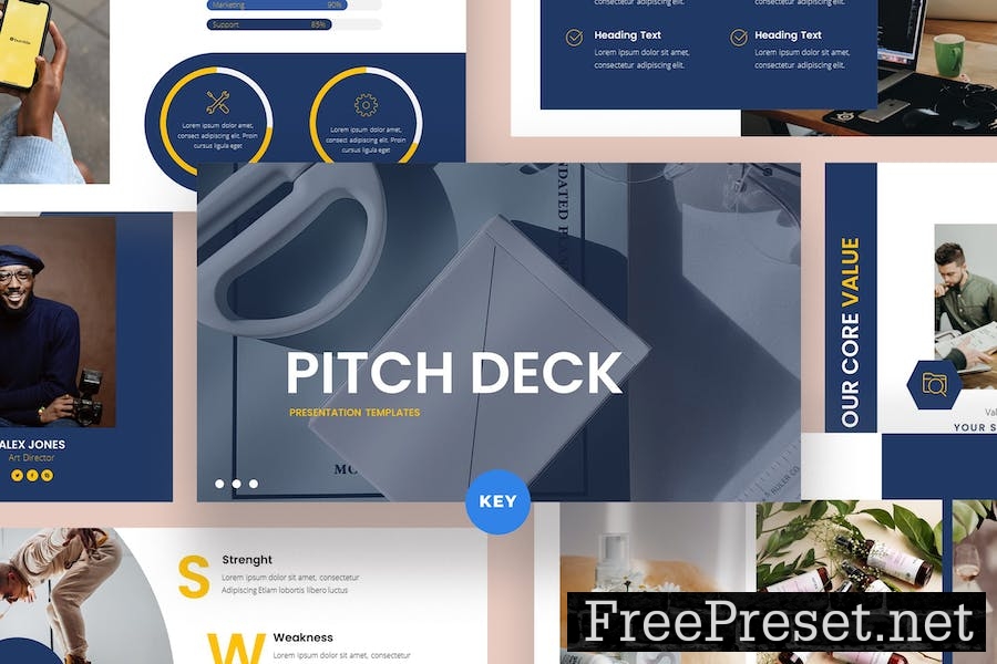 PITCH DECK Keynote Template 6JJWG8K