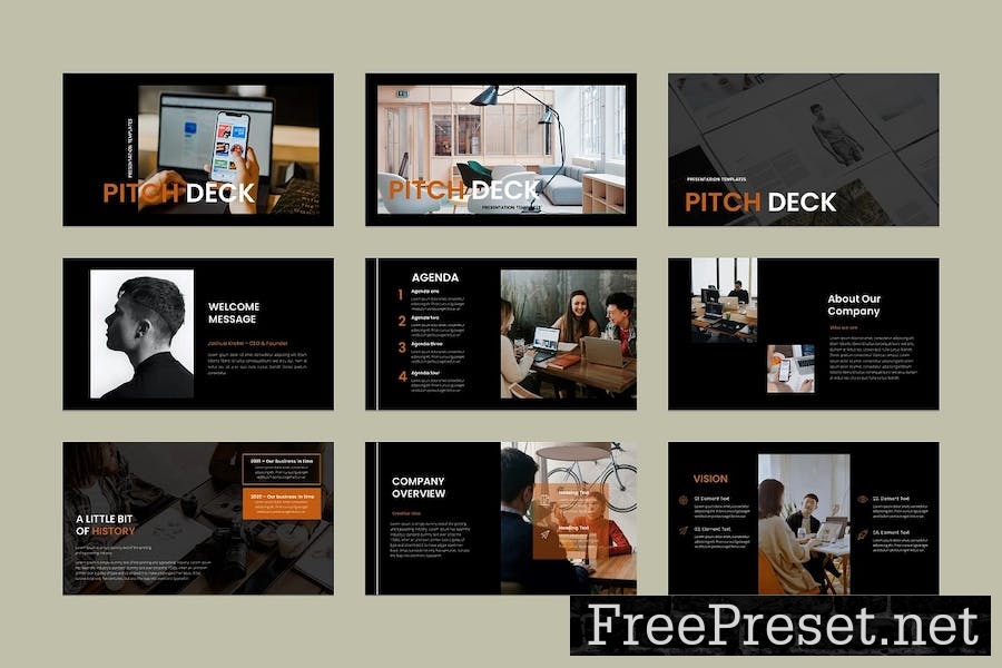 PITCH DECK Keynote Template F67ZBCG