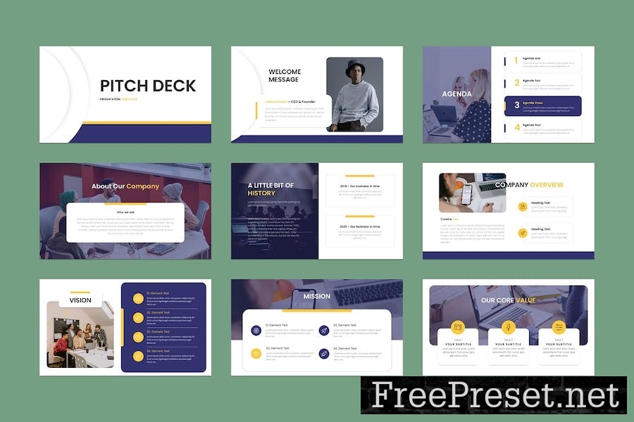 PITCH DECK Keynote Template M5P44LH