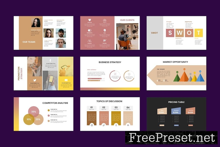 PITCH DECK Keynote Template VUB26PU