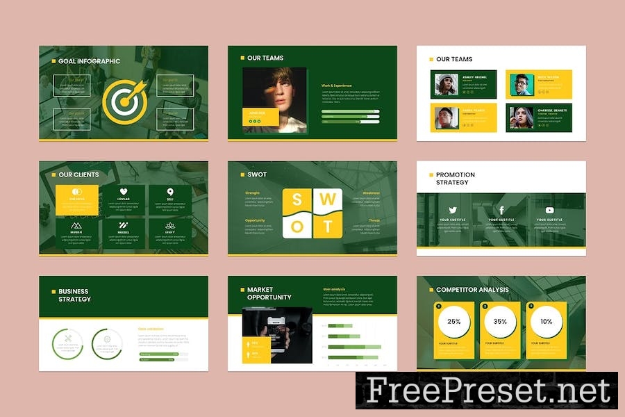 PITCH DECK PowerPoint Template 99LTU2J