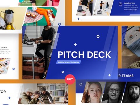 PITCH DECK PowerPoint Template CWDHCCY