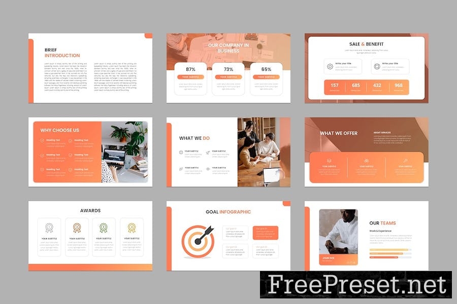 PITCH DECK PowerPoint Template YN7GYJ3