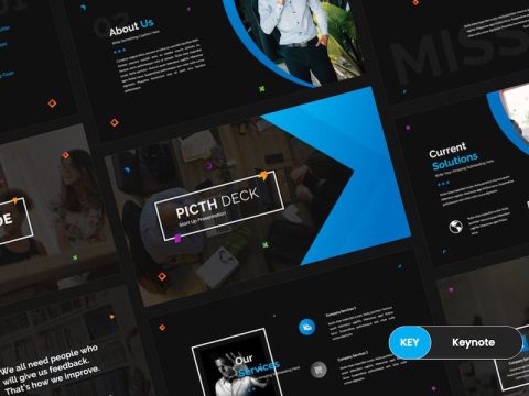 Pitch Deck - Start Up Keynote Template QYMPMF4