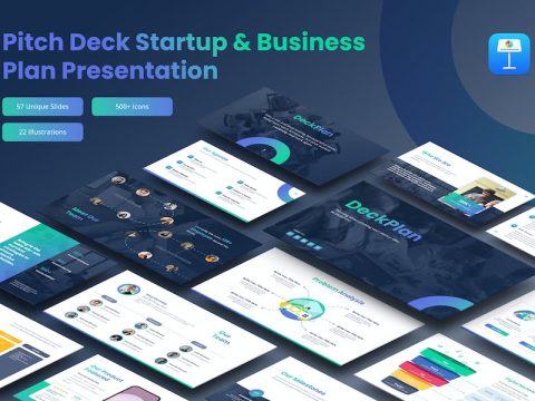 Pitchdeck Startup Business Plan Keynote NDL5HYA