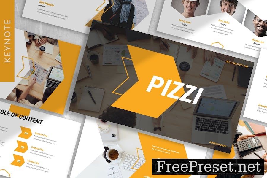 Pizzi - Business Keynote Template 6G7BHHP