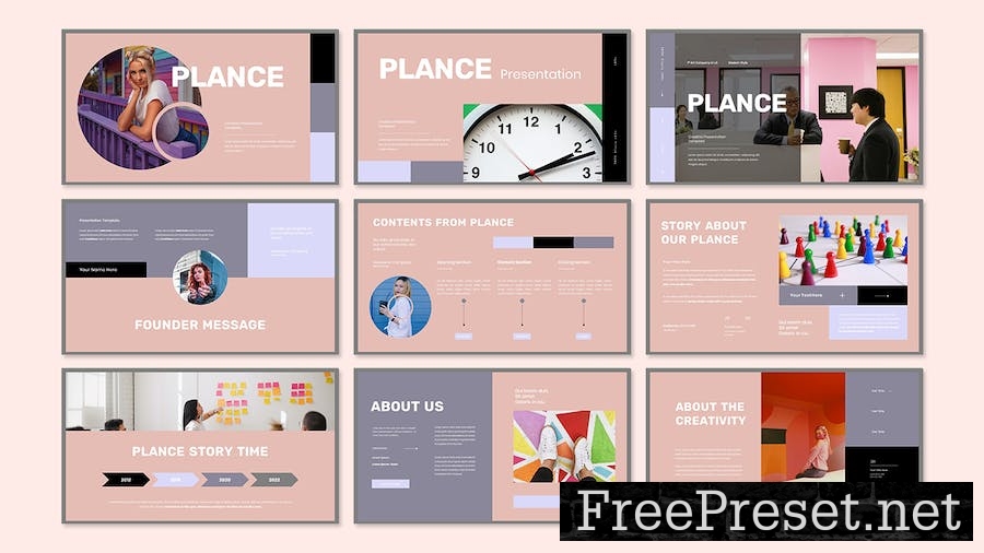 Plance - Creative Presentation Keynote Template 9K69Z8G