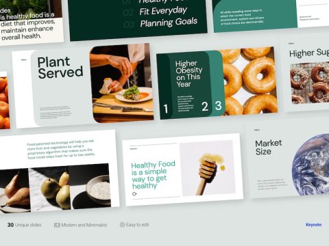 Plant Served - Green Minimalist Keynote 6UZPQMP