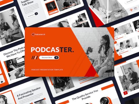 Podcaster - Podcast Keynote Template M3W4BAD