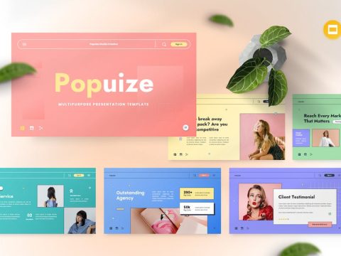 Popuize - Multipurpose GoogleSlide Template DD95GNV