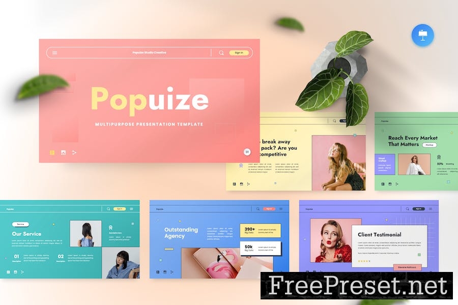 Popuize - Multipurpose Keynote Template VYX3M7L