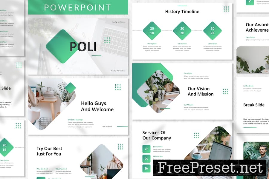 Pori - Business Powerpoint Template L2WEDLE