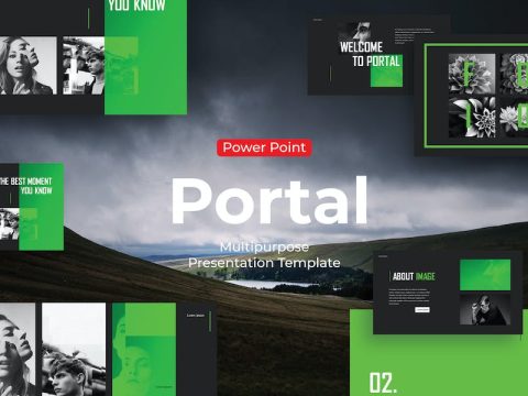 Portal - PowerPoint Template PC2YVLL