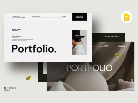 Portfolio & Resume Presentation Template CLS3QJC