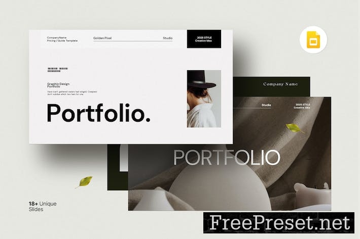 Portfolio & Resume Presentation Template CLS3QJC