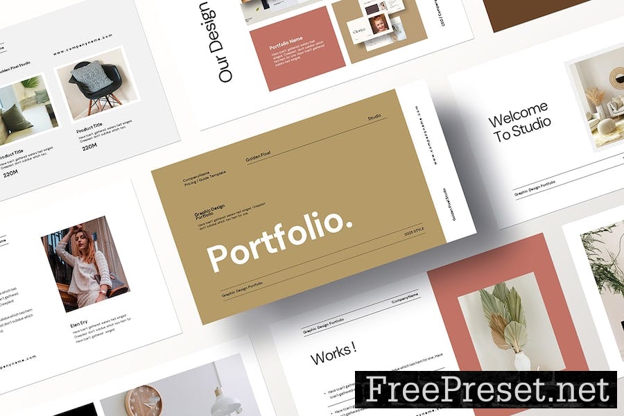 Portfolio & Resume Presentation Template EQAK66J