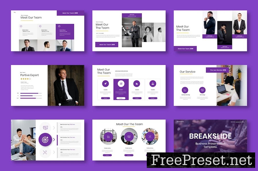 Portive – Business Keynote Template X6DUE6V