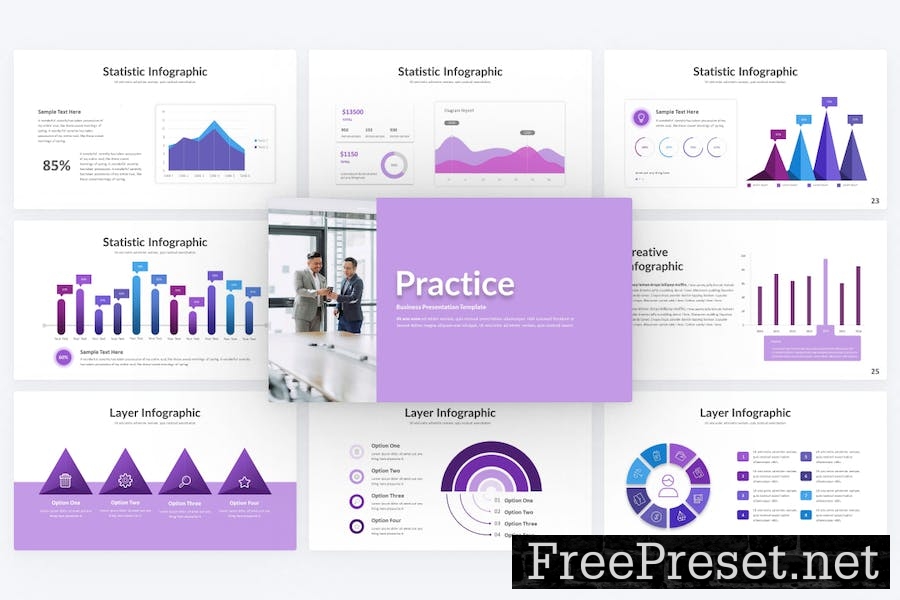 Practice Business Keynote Template NTXJXRY