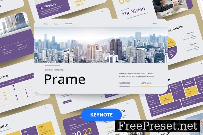 PRAME- Digital Business Marketing Presentation Key 2K2ZGNQ