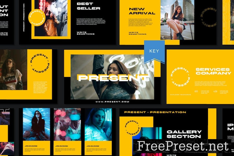 Present Urban Keynote Template H9EE4D3