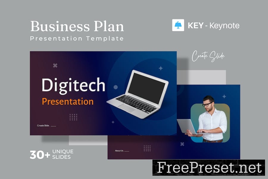 Presentation Keynote Business Plan Template K6RGCGS