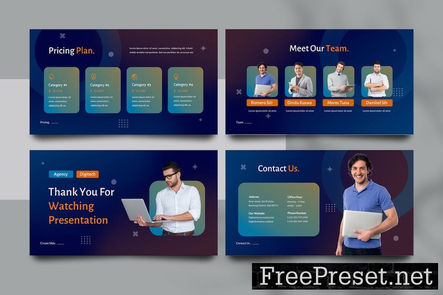 Presentation Powerpoint Business Plan Template HH5HAW4