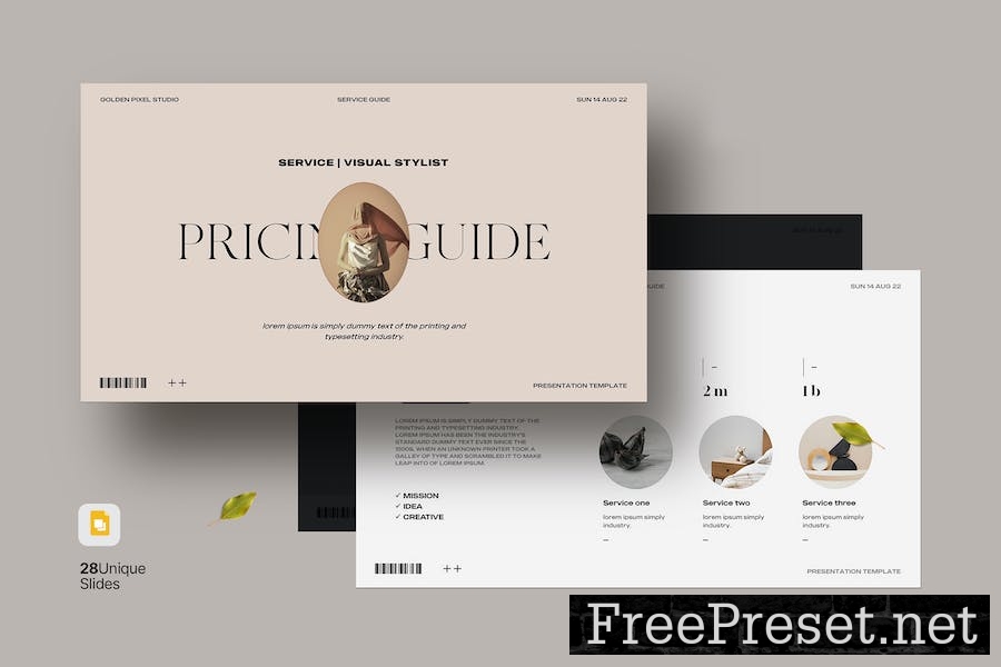 Pricing Strategy Google Slide Template F7WCSG6