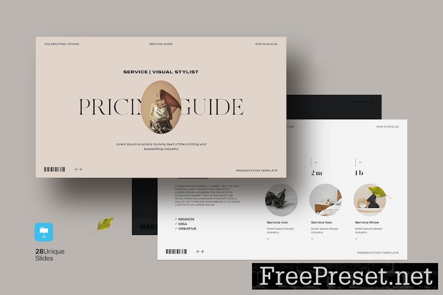 Pricing Strategy Keynote Template CRHYYJE