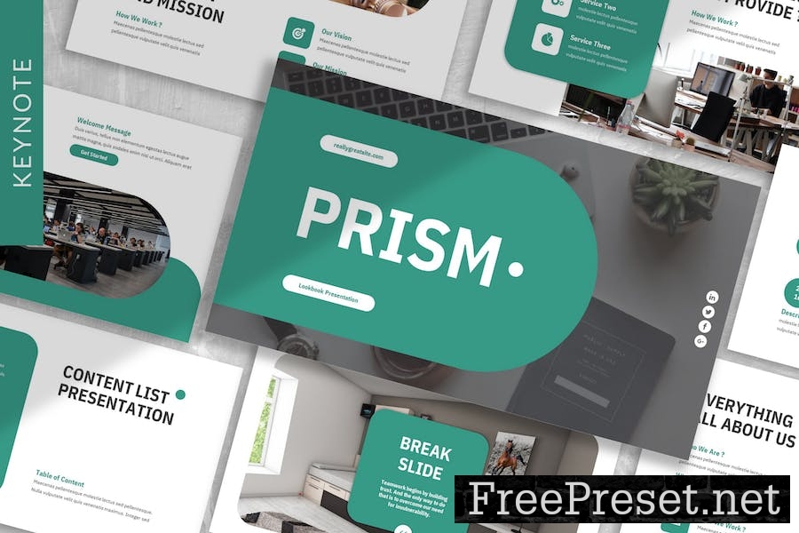 Prism - Business Keynote Template FE8NCKH