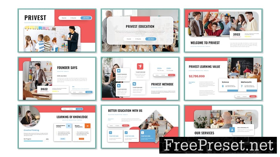 Privest - Education Presentation Keynote Template LR7BAYT