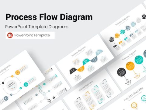 Process Flow Diagram PowerPoint Presentation 5XURTHZ