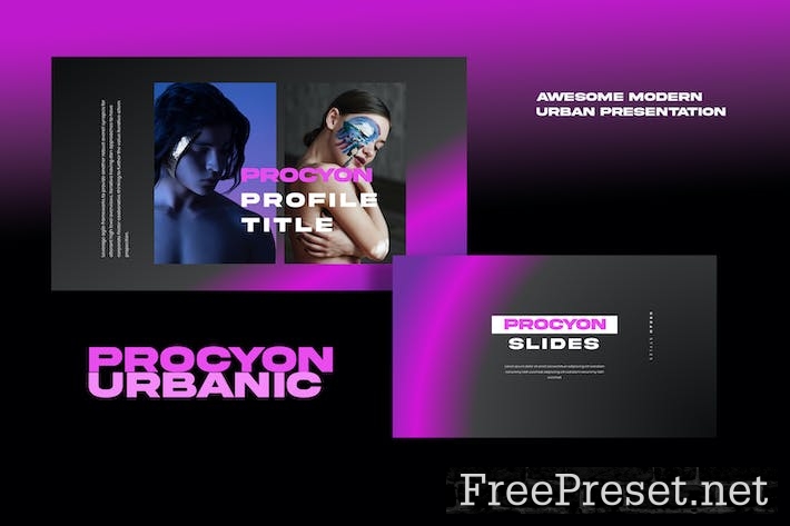 Procyon Powerpoint Template BLD2FZF