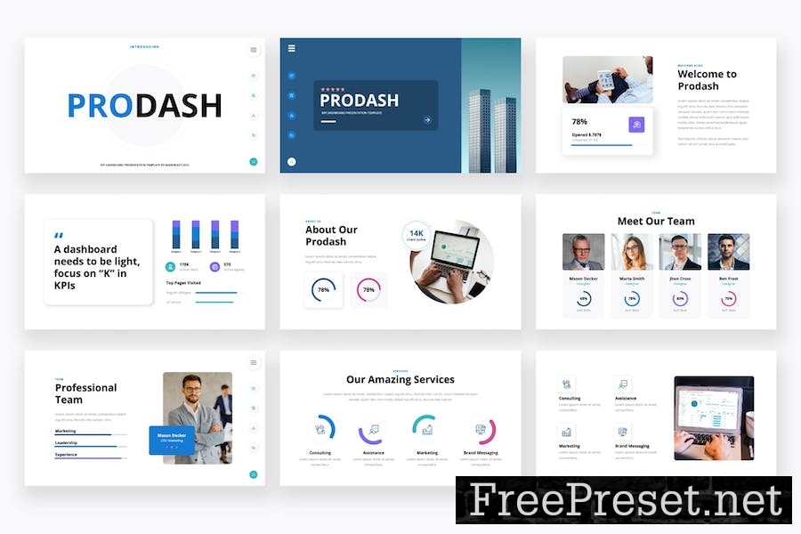 Prodash - KPI Dashboard Keynote Template 2THKND7