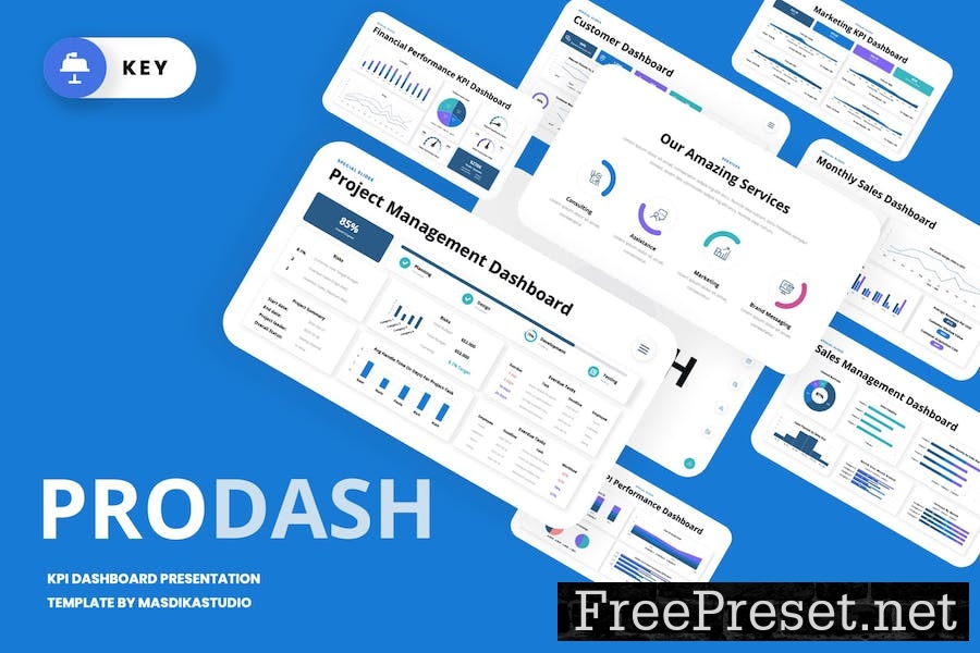 Prodash - KPI Dashboard Keynote Template 2THKND7